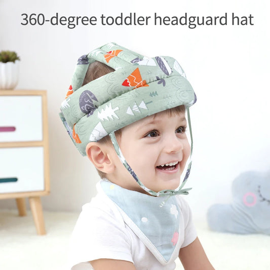 Baby Head Pillow Anti-Fall Device Head Protective Pad Summer Anti-Bump Head Learning to Walk Baby Four Seasons Toddler Hat